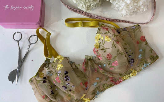 Sewing the olive bloom bra