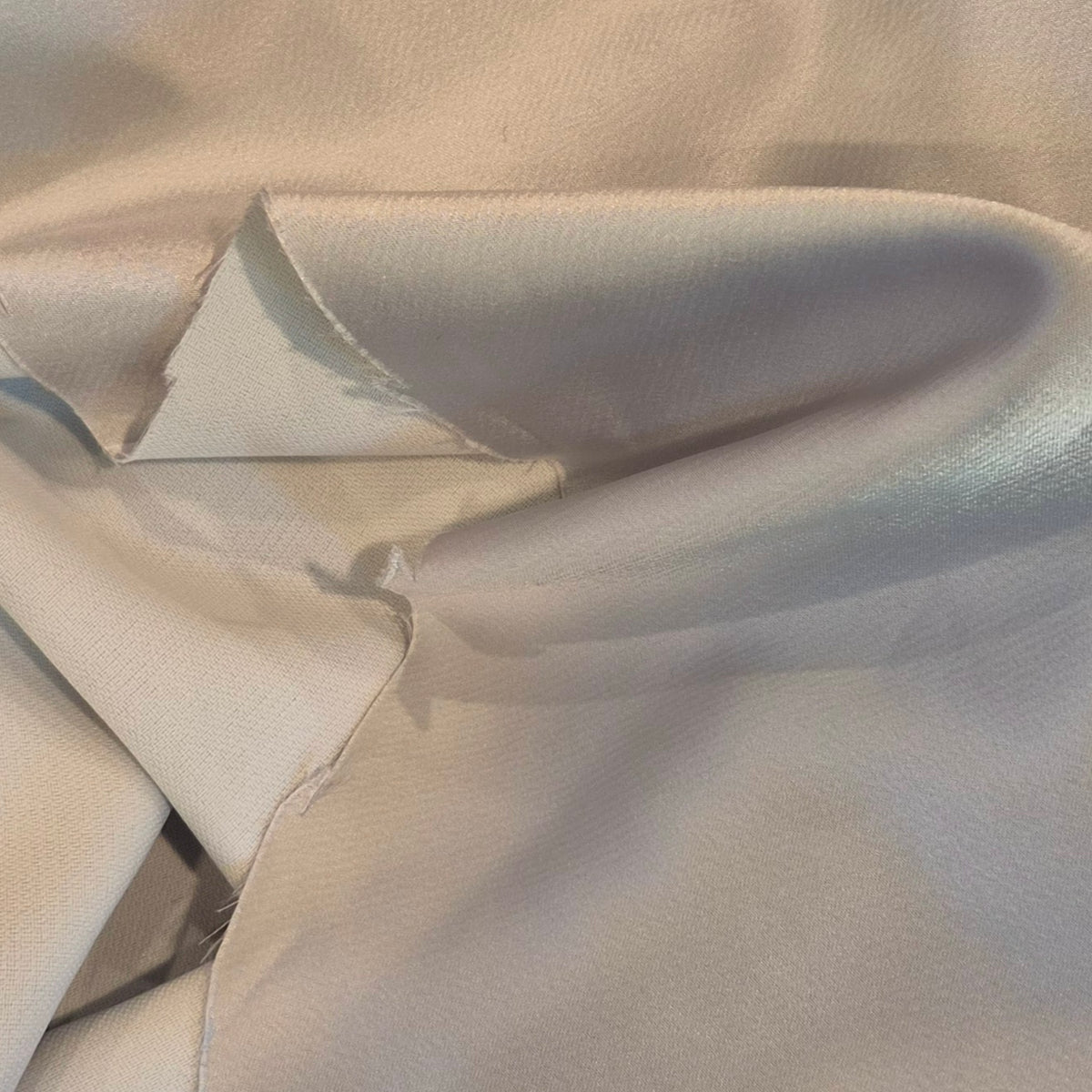 1.05m Dove grey fused back satin back crepe