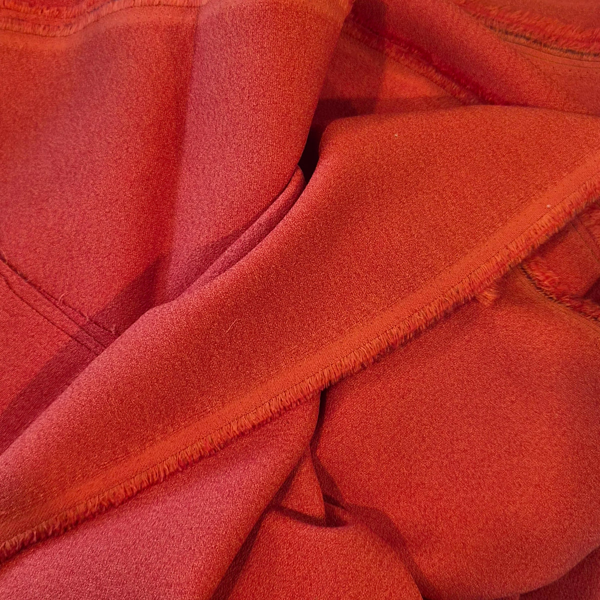 2.2m Burnt orange double bonded suiting