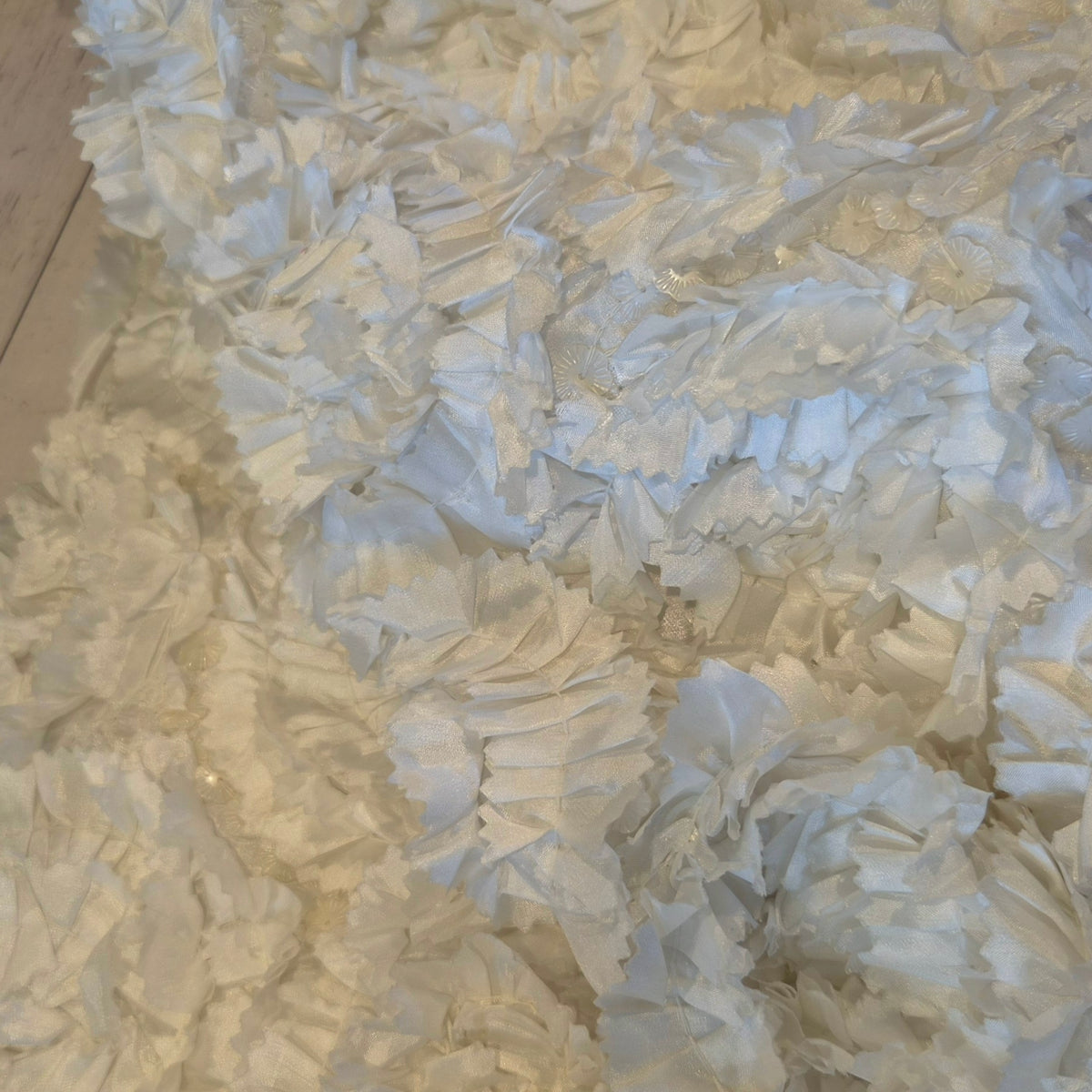 70cm Snow queen stitched 3D taffeta