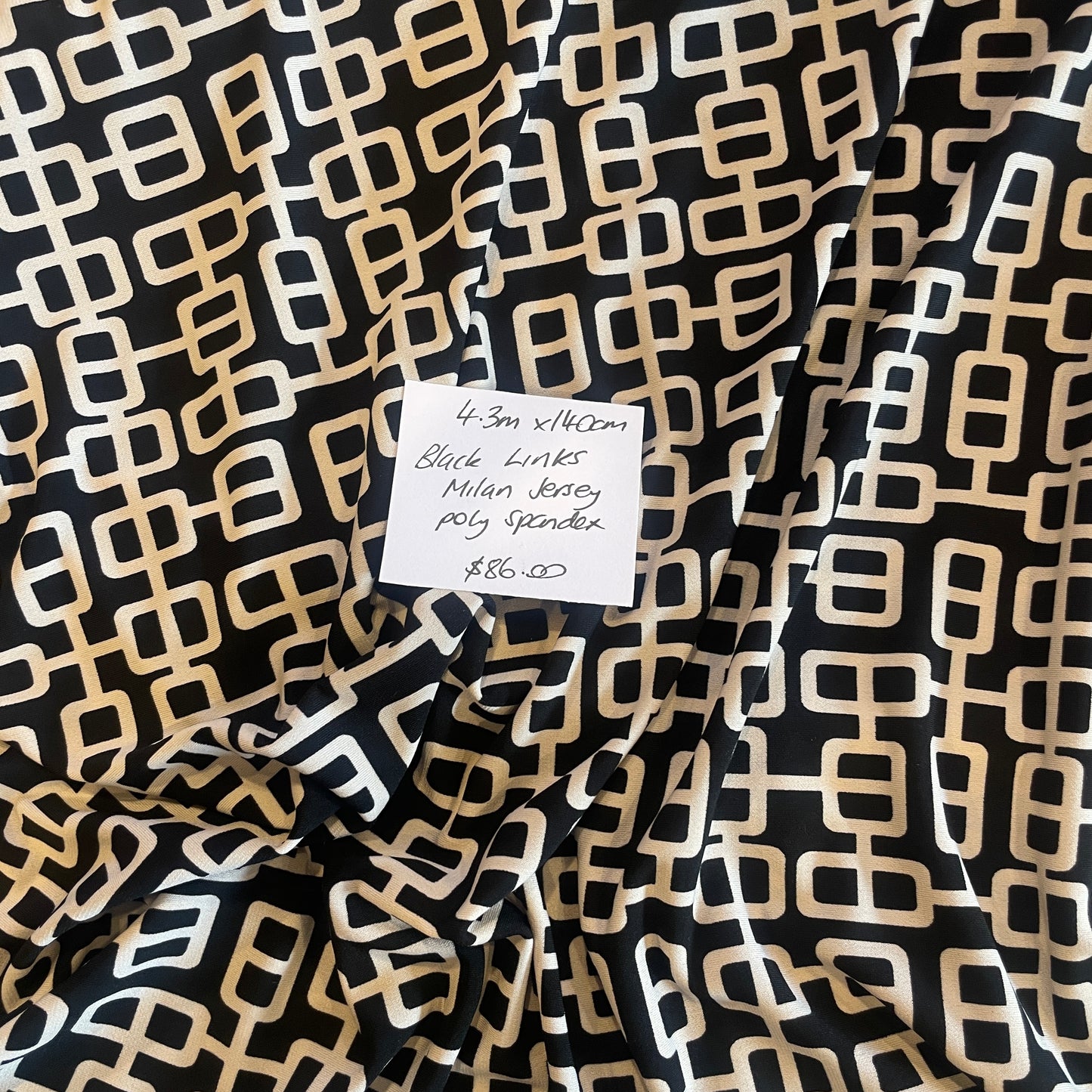 4.3m black links Milan jersey