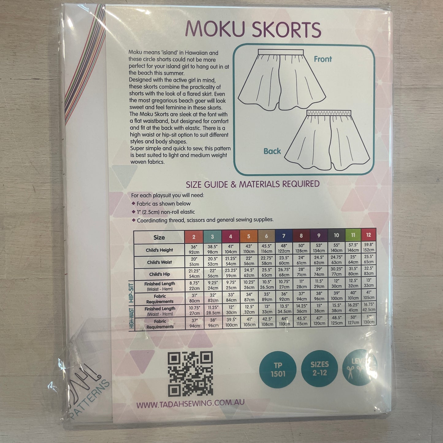 Tadah patterns moku shorts