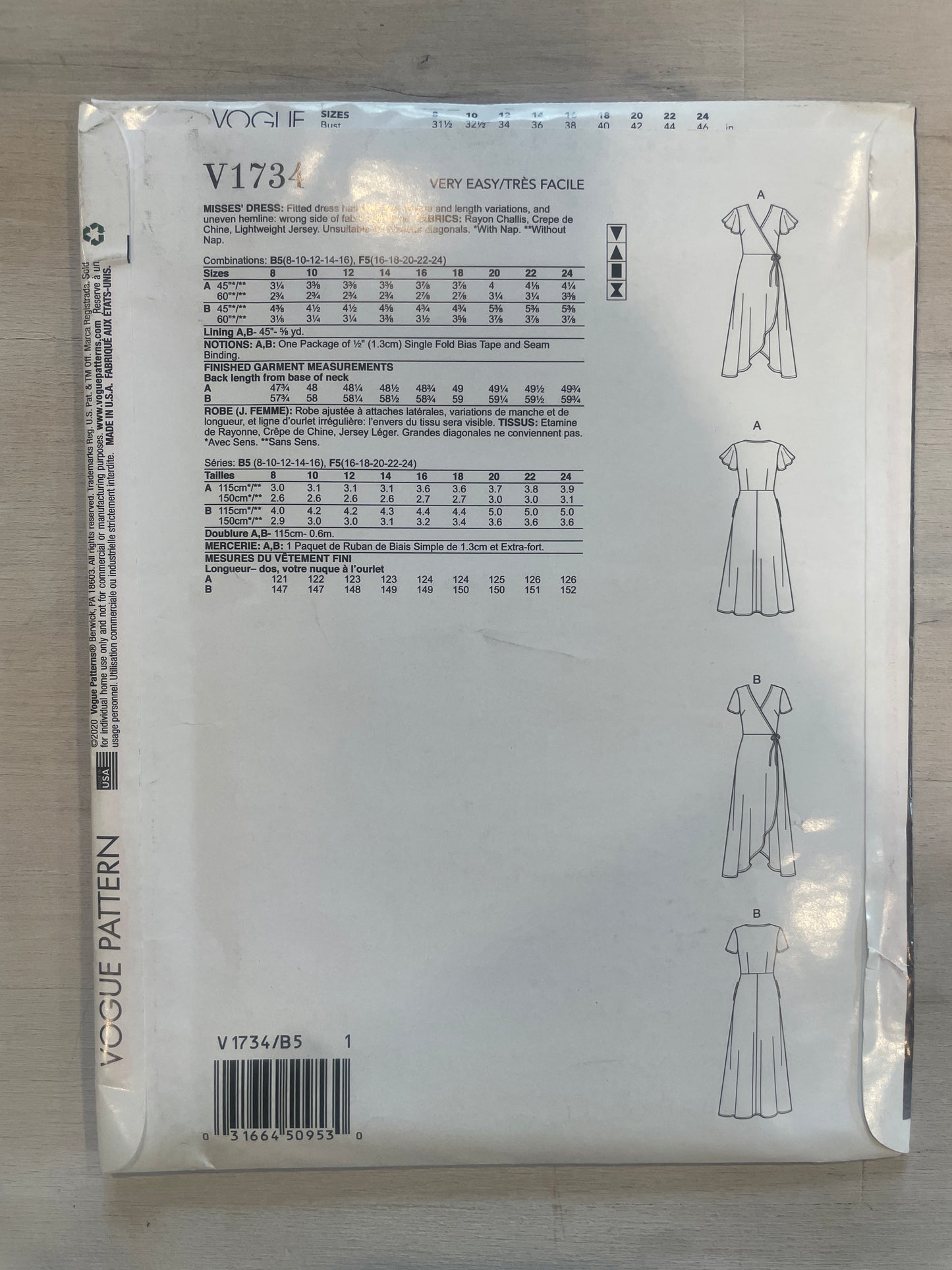 Vogue v1734