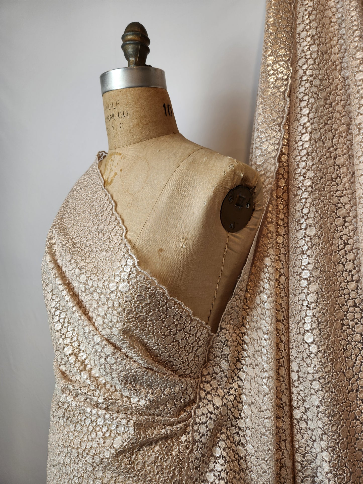 Moonlight Pebbles Embroidered Tulle