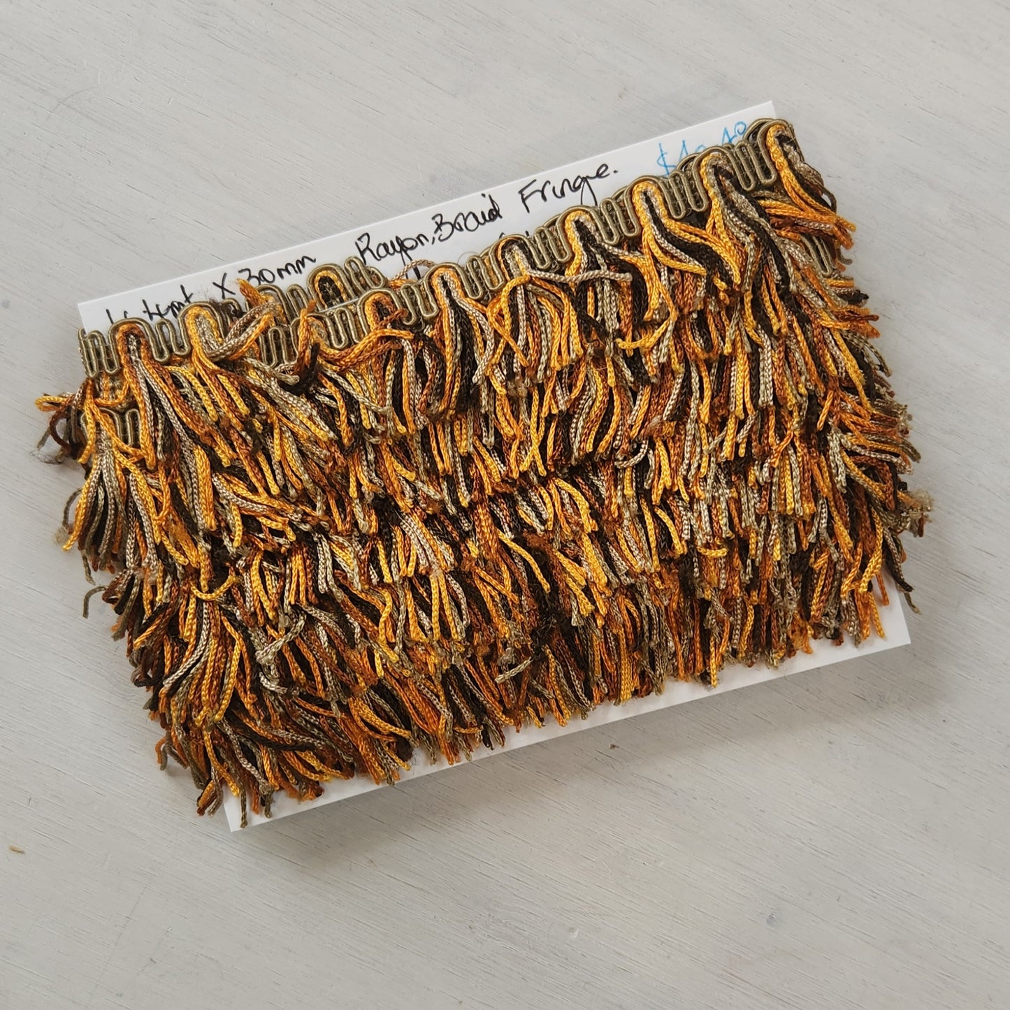 4.4m Autumn braid fringe