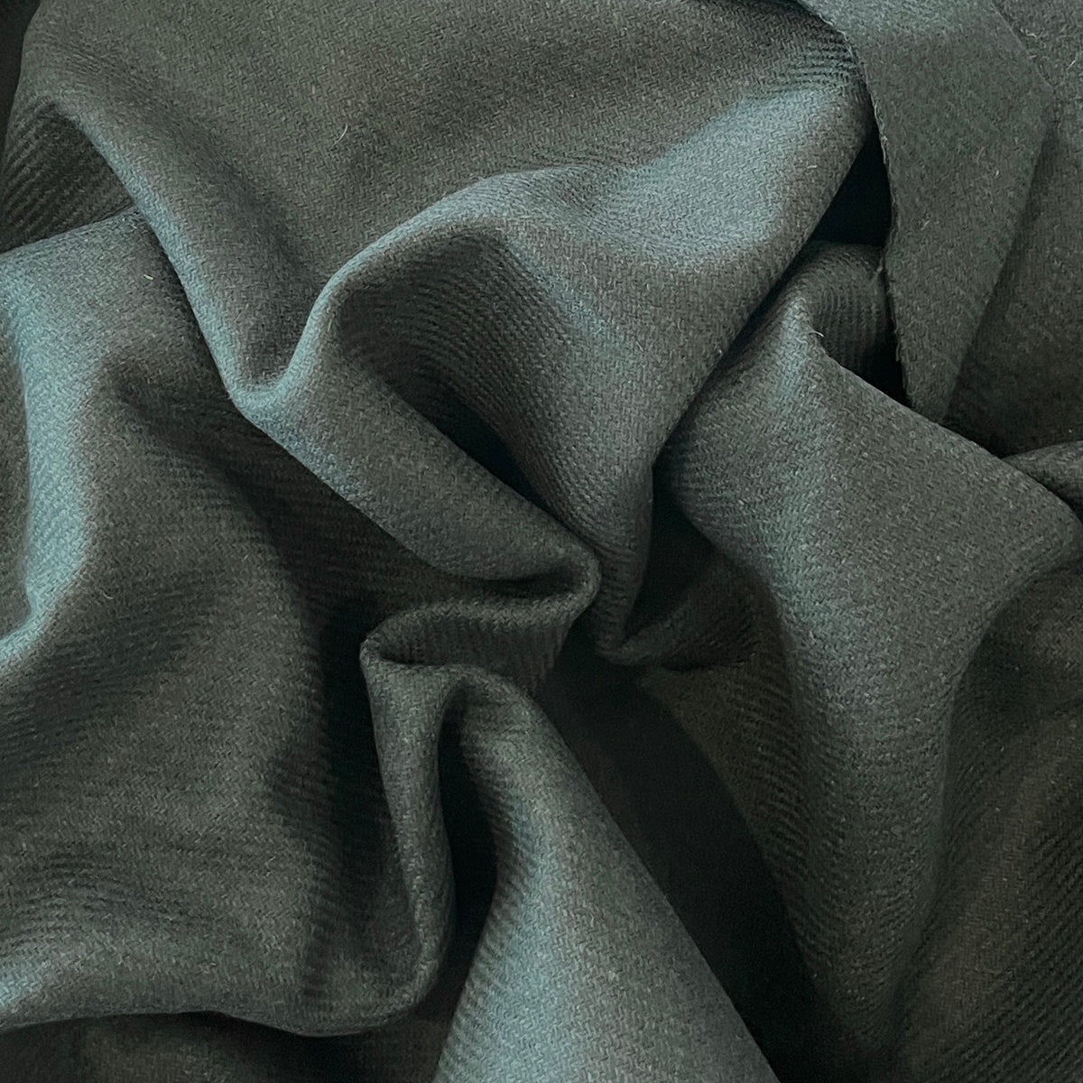 2m verde wool twill coating