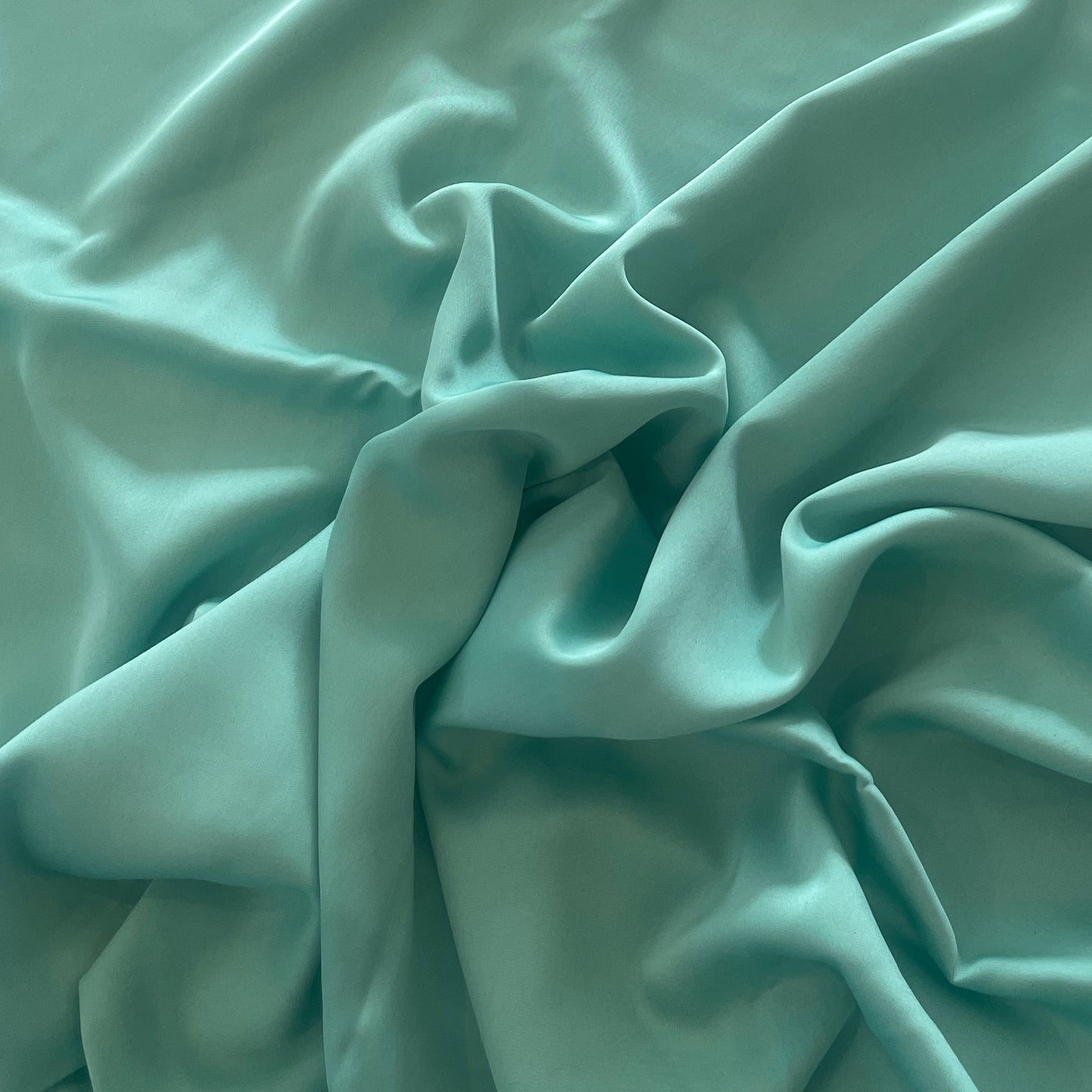 2m mint green delustred satin