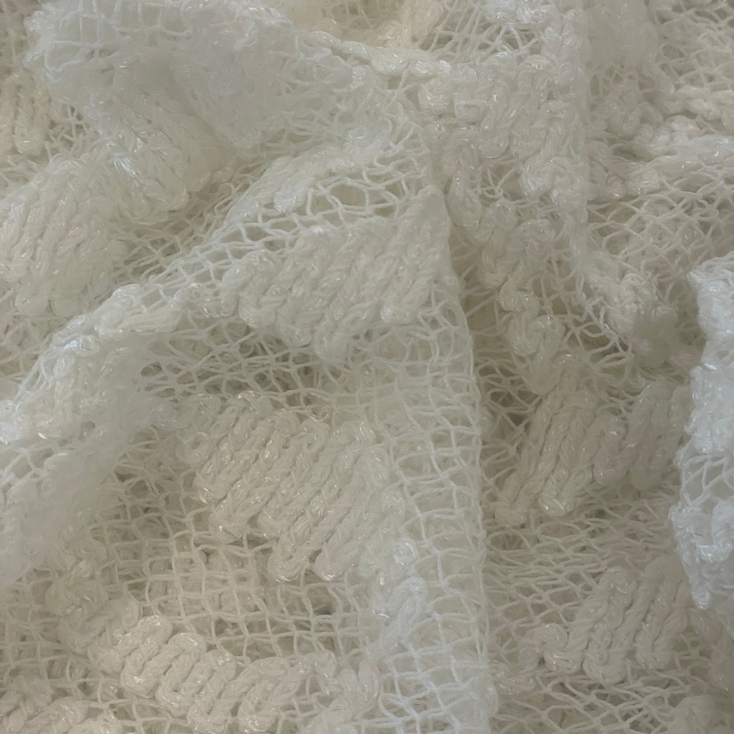 1.7m ivory chenille lace