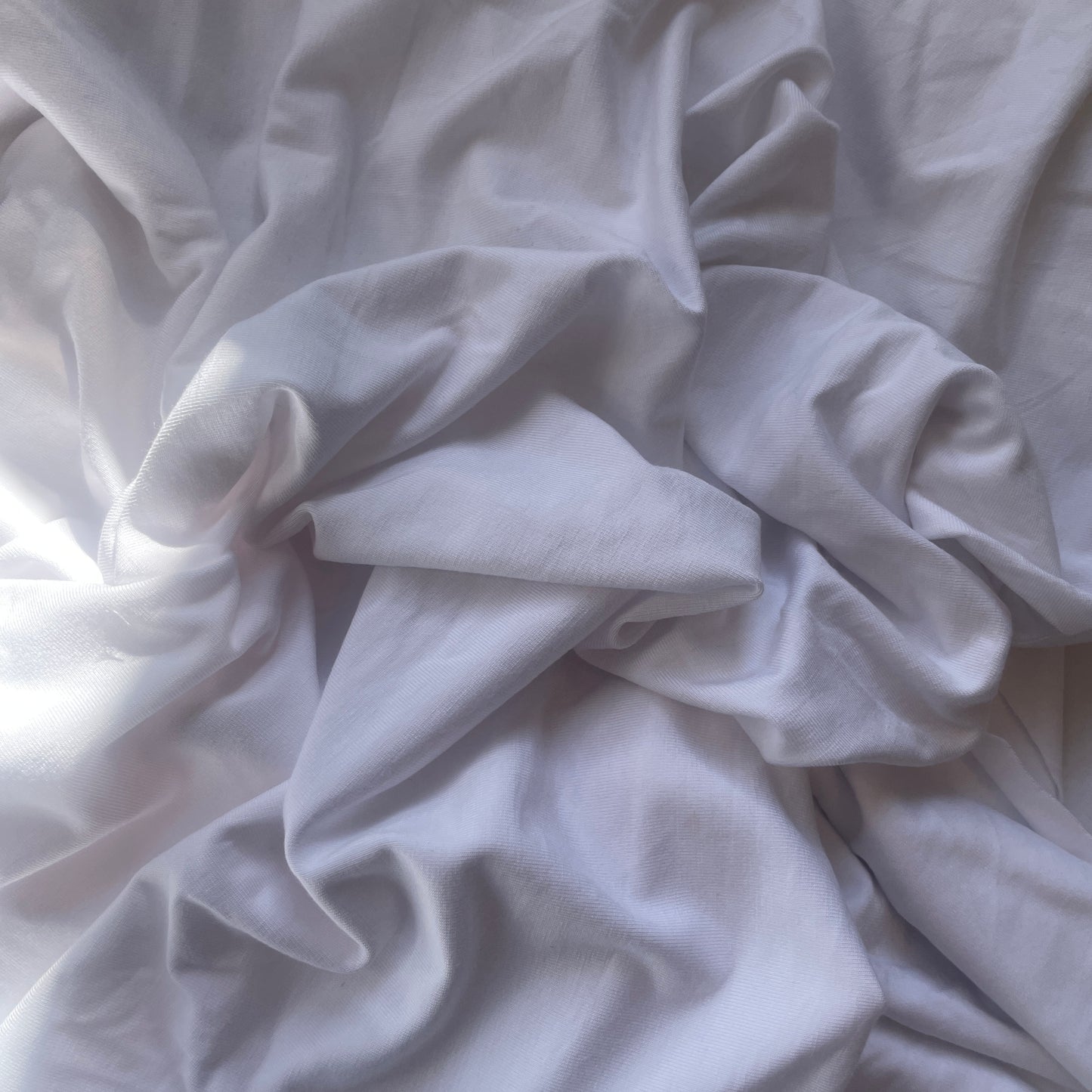 80cm white viscose knit