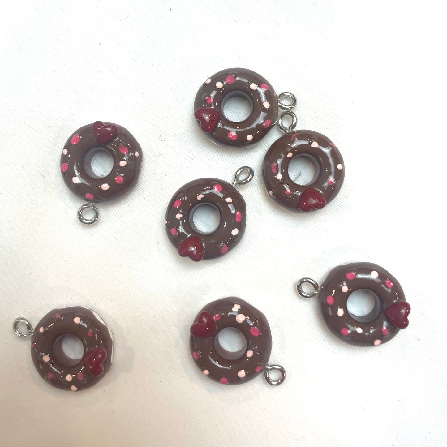 Chocolate donut charm
