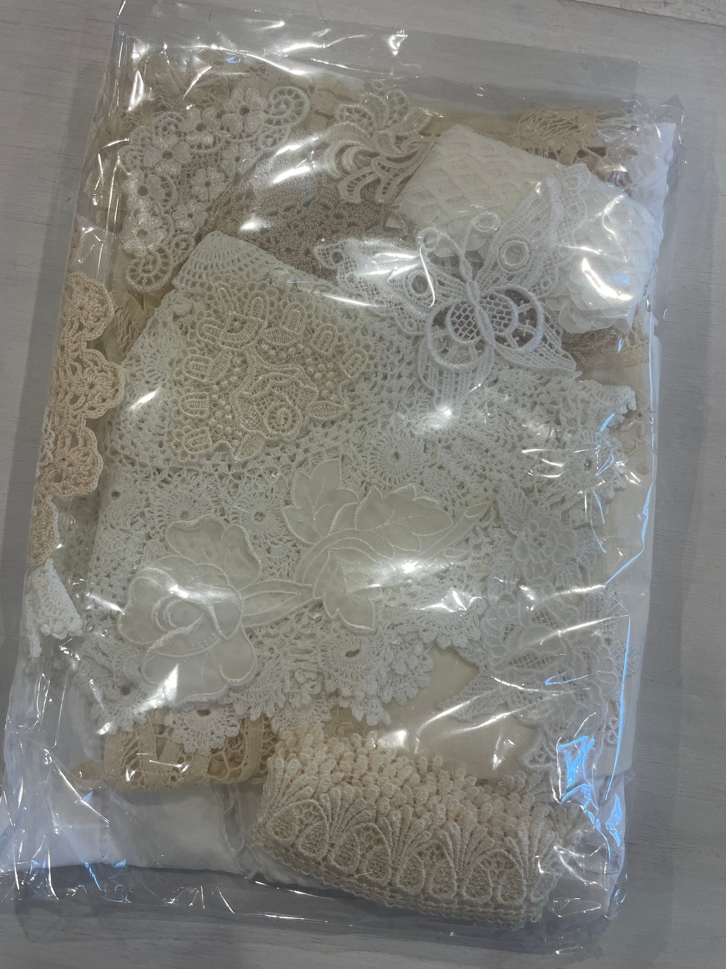 Natural vintage linen pack #8