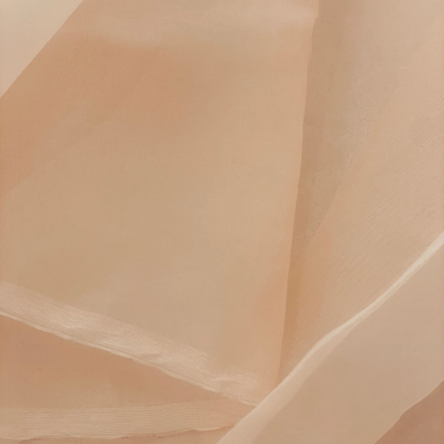 Burnt honey silk organza