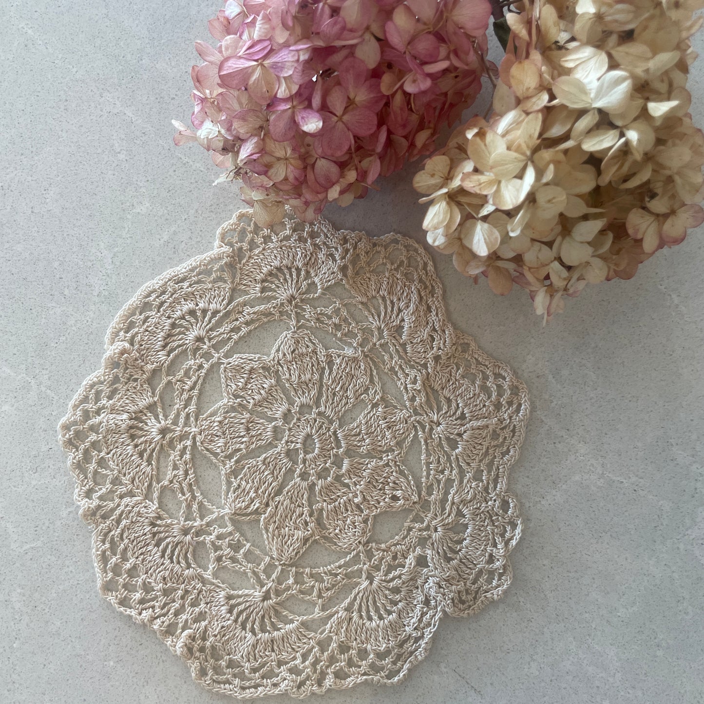 vintage crochet doily