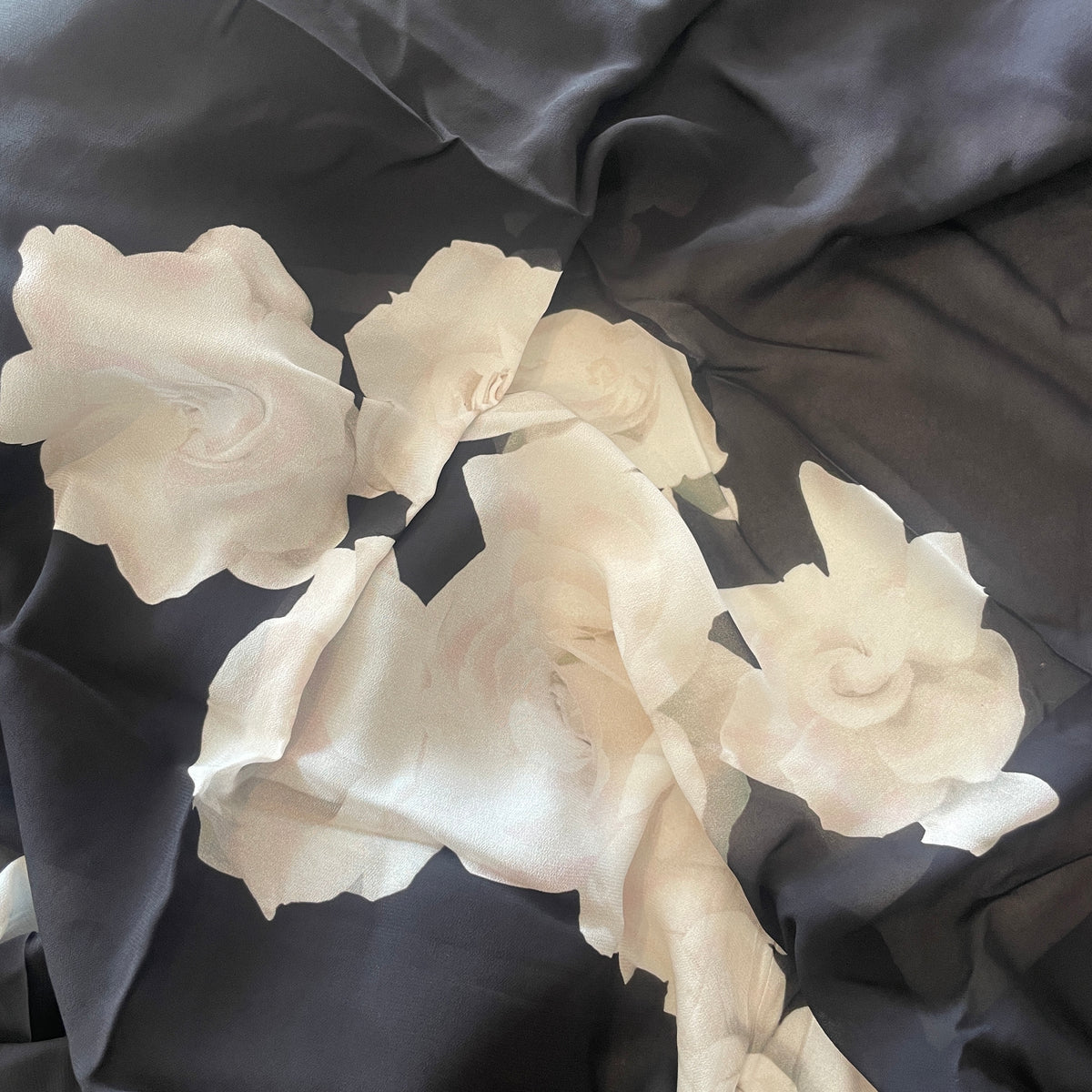2m midnight shadows viscose georgette