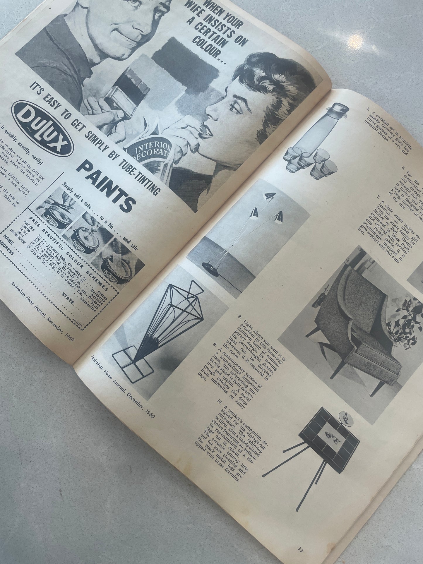Vintage home journal 1960