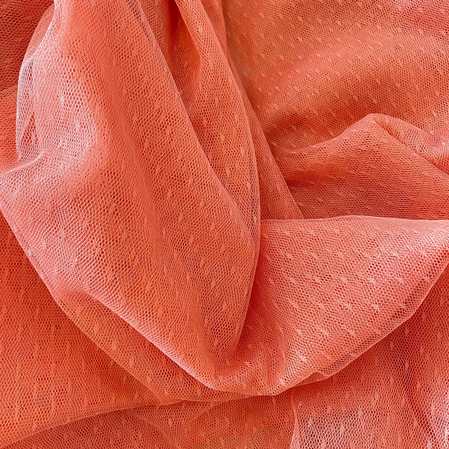 3.7 m Coral Hailspot Tulle