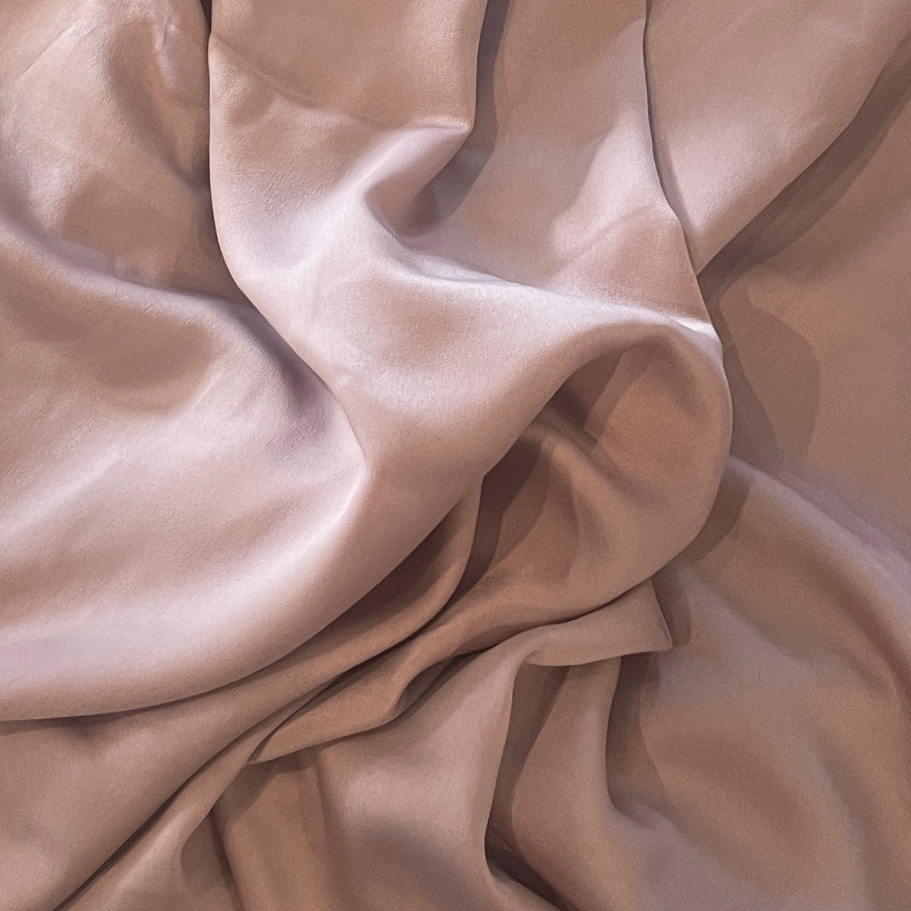 2.6m dusty pink sand washed satin