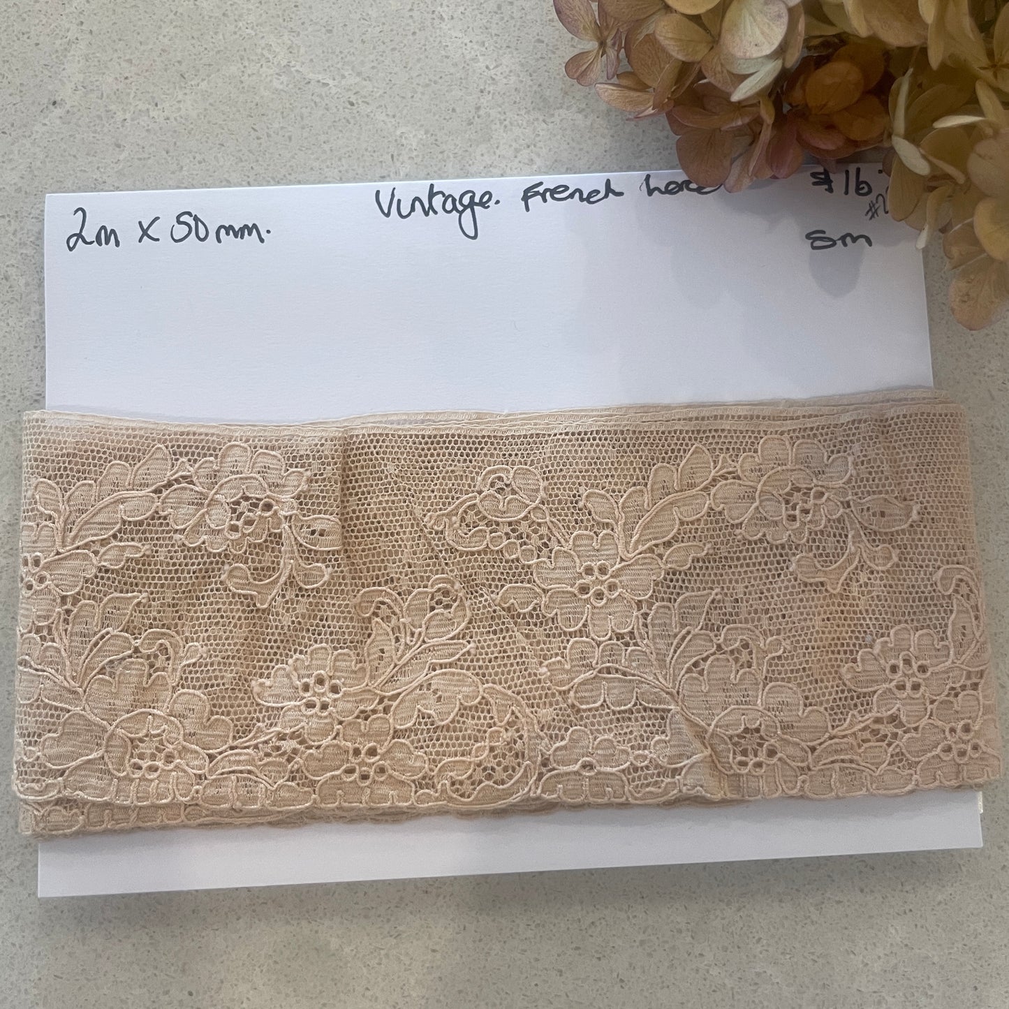 2m vintage French lace #22