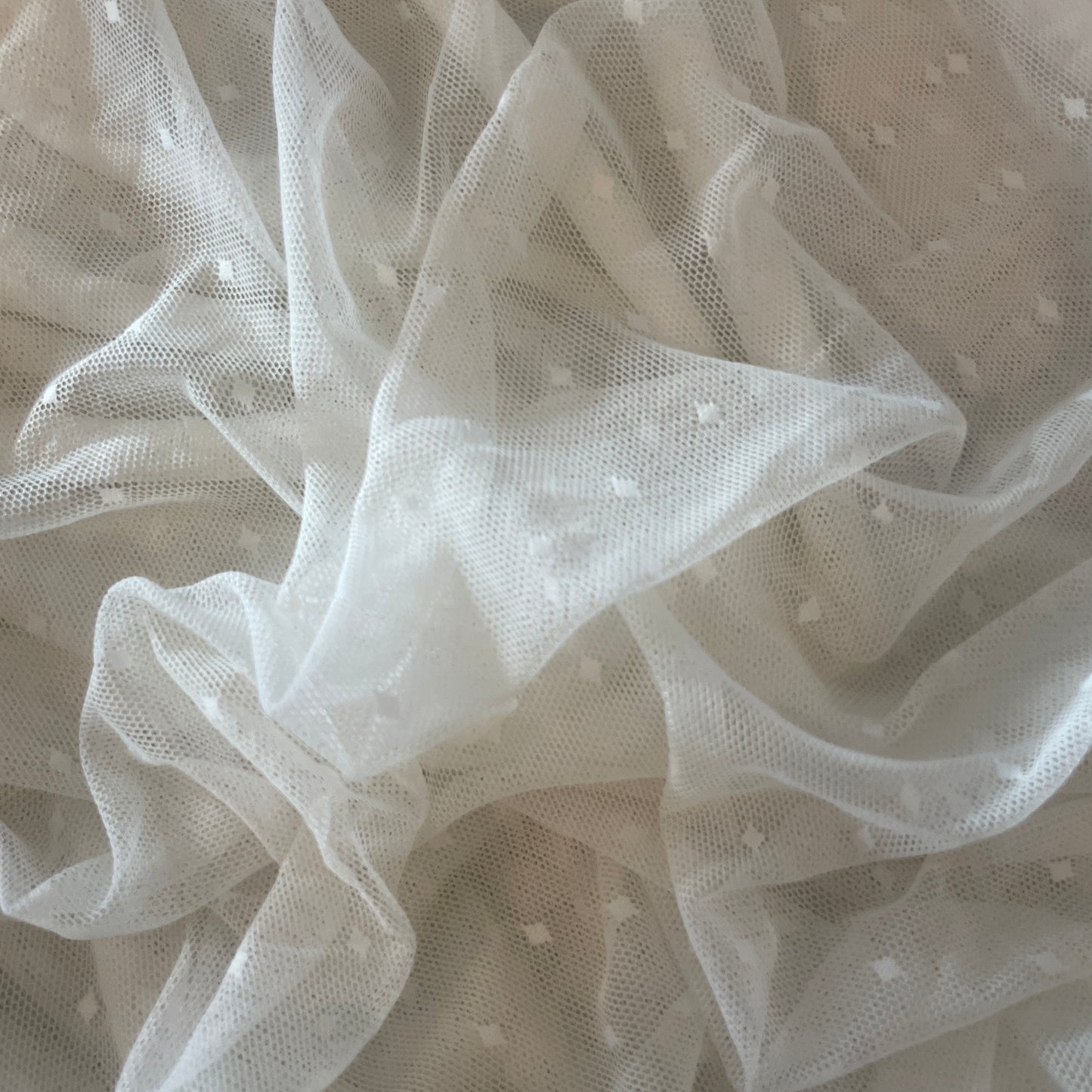 1.3m soft hail spot tulle