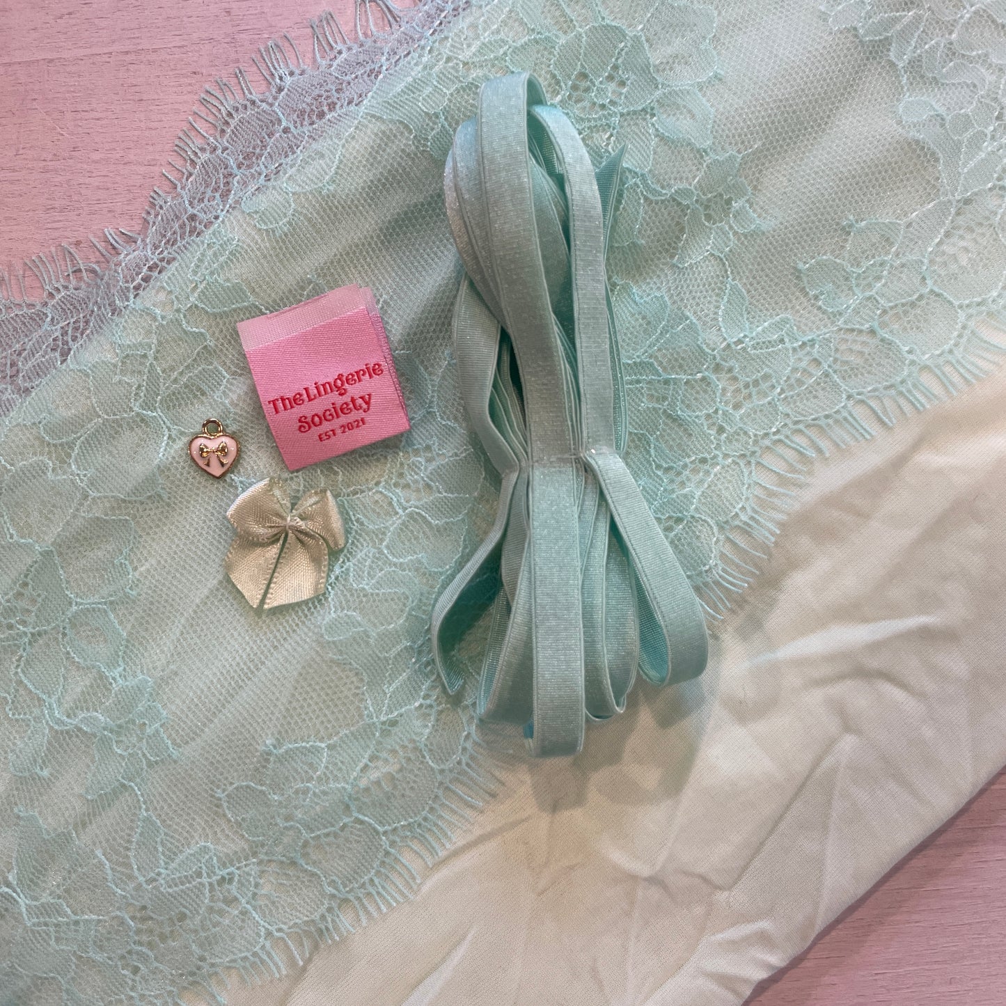 Mint chantilly knickers kit