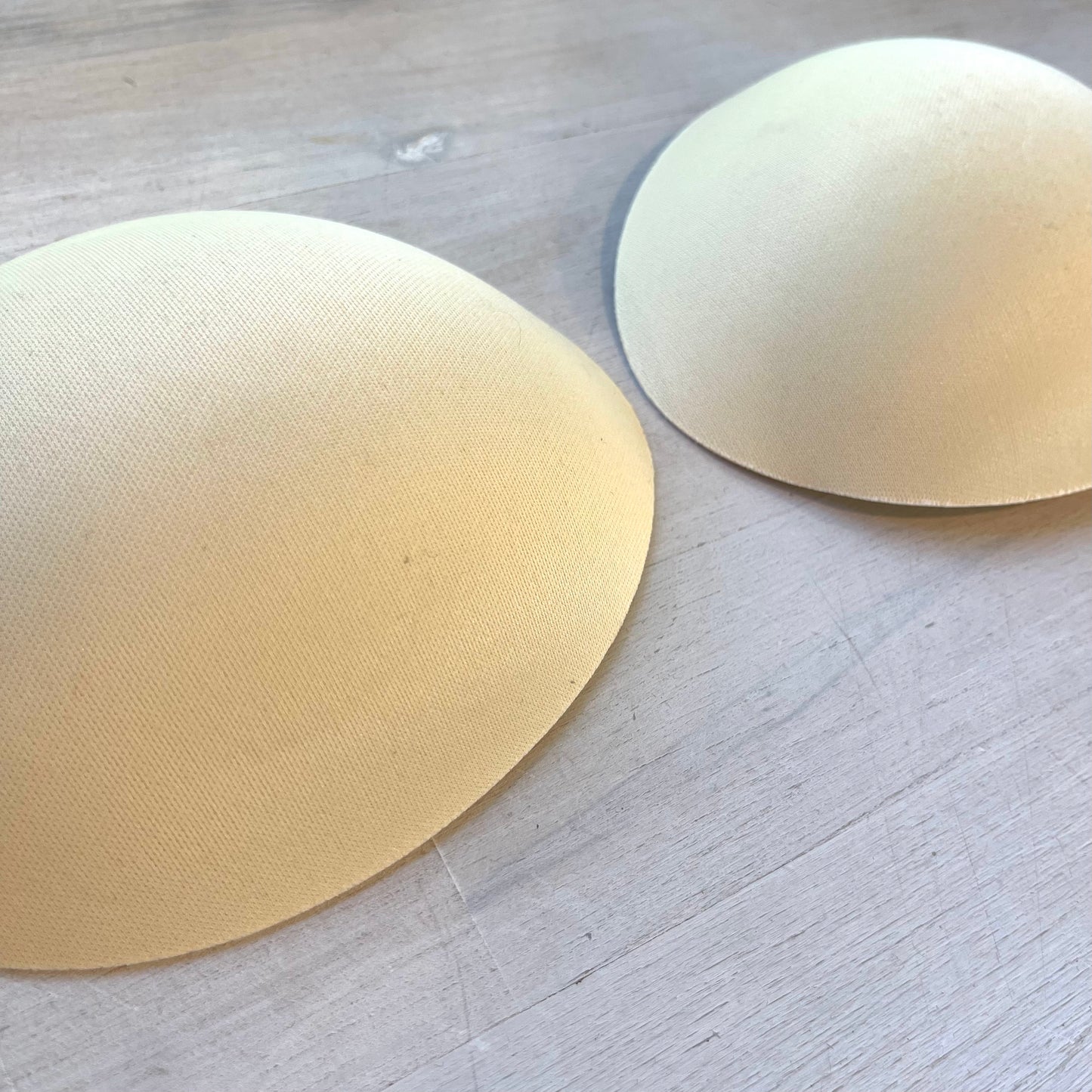 Pair Beige Swimwear Bra Cups ONE SIZE