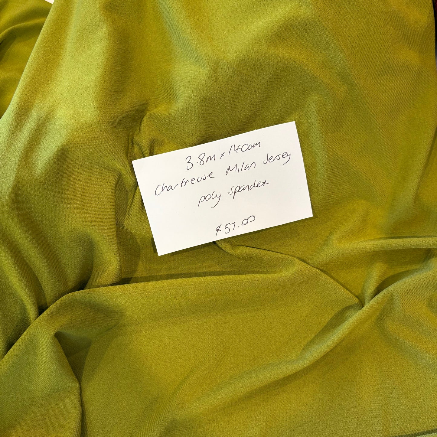 3.8m Chartreuse Milan Jersey