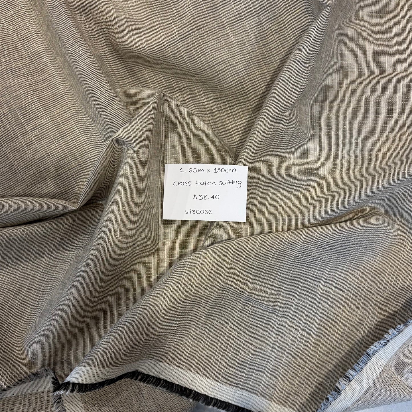 1.65m Cross Hatch Suiting