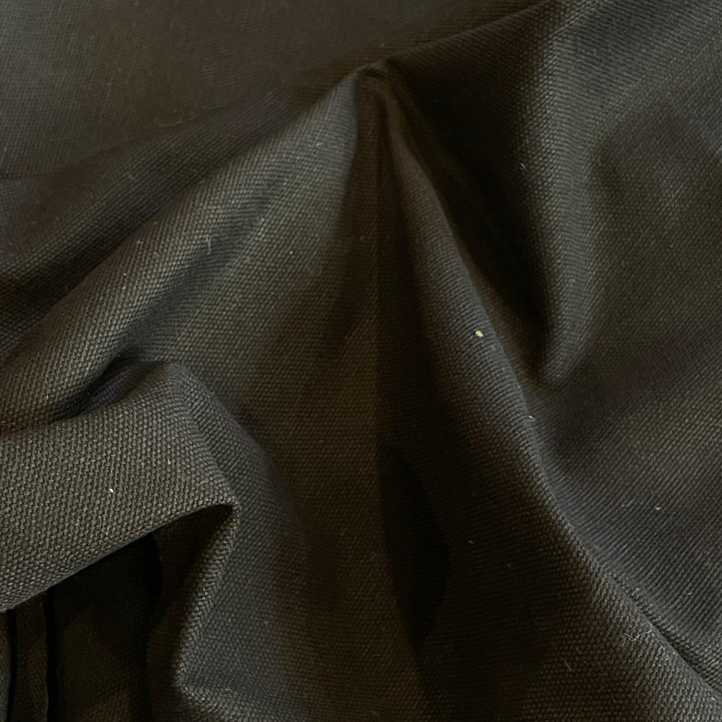 Black cotton drill