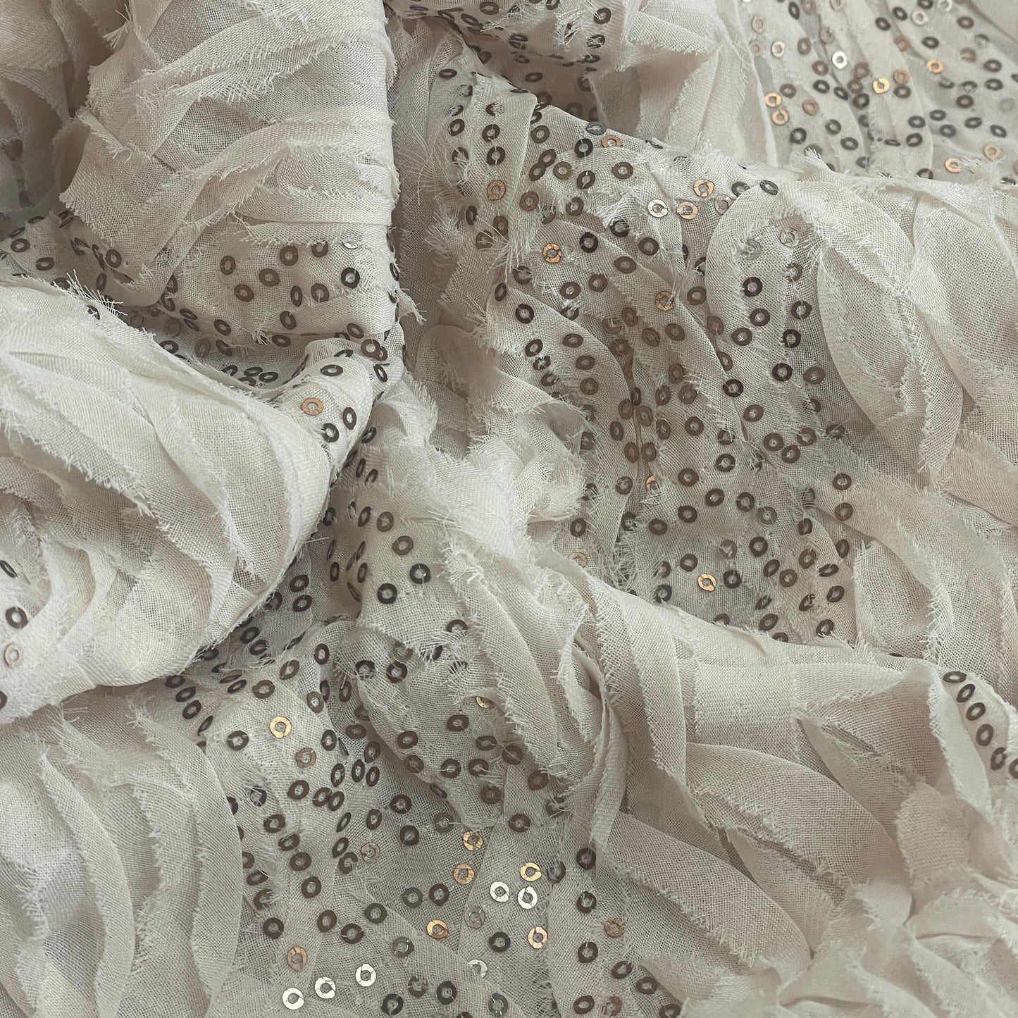 Lola pearl textured sequin Georgette