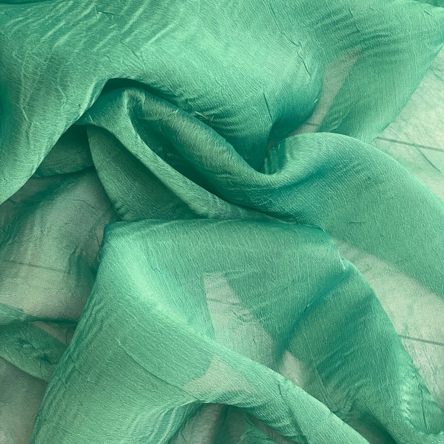 Sia emerald Crinkle Georgette