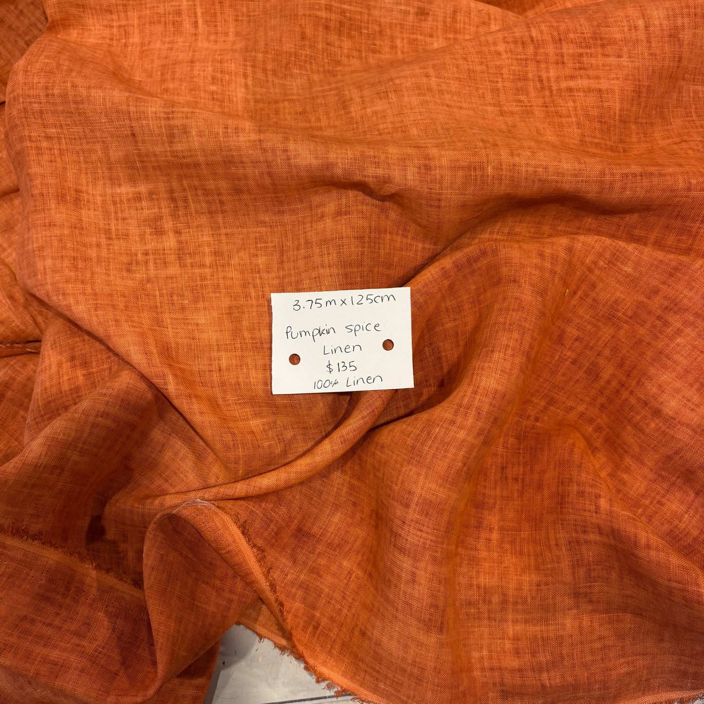 3.75m Pumpkin Spice Linen