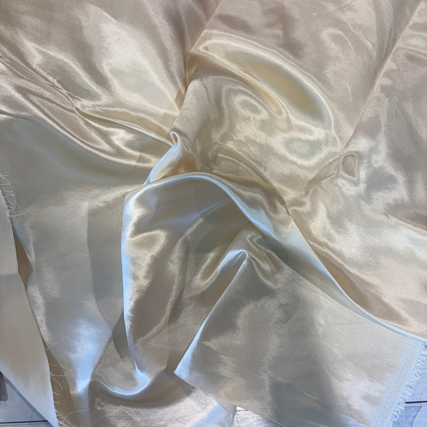 1.8m Butter Yellow Satin