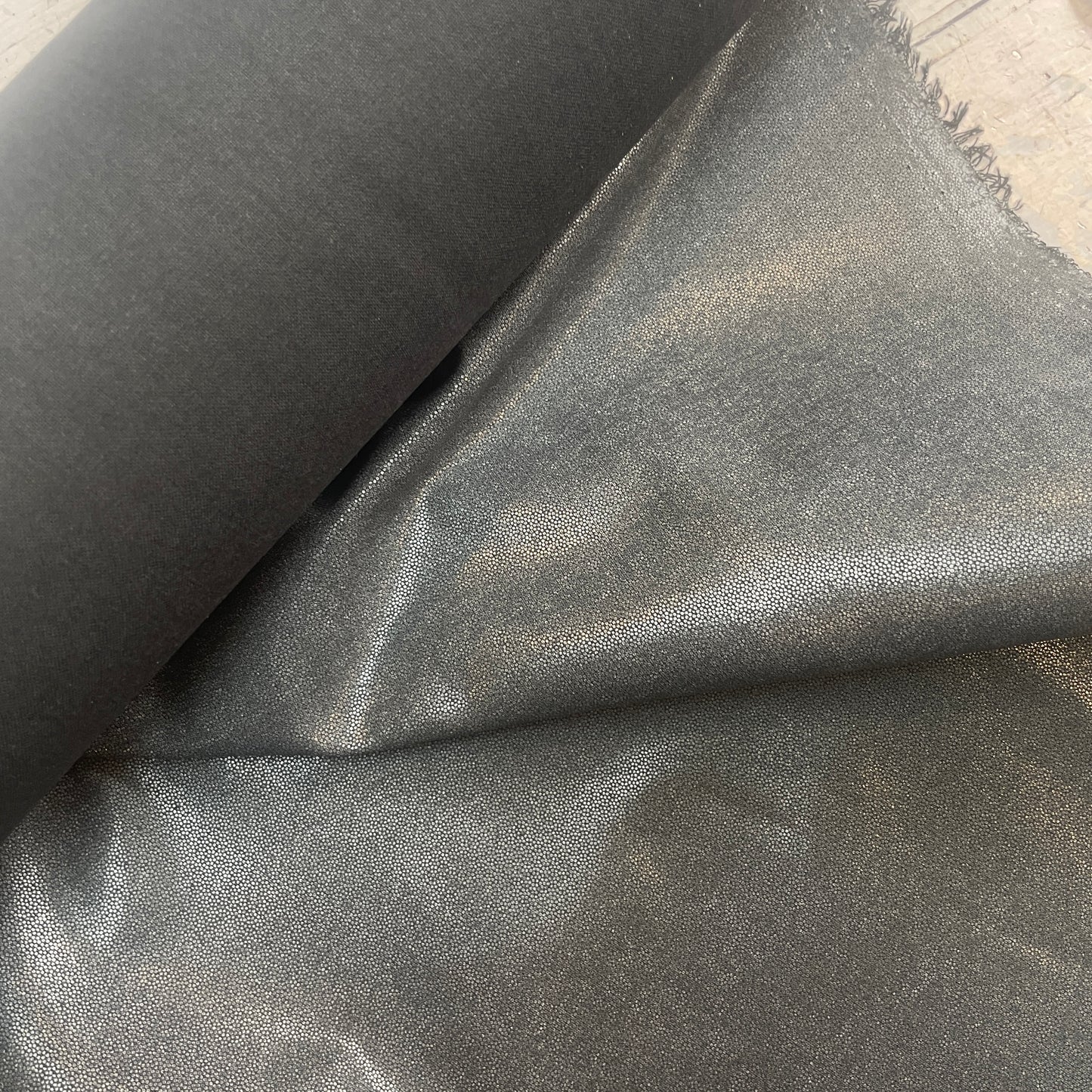 Black heavy weight iron on shapewell