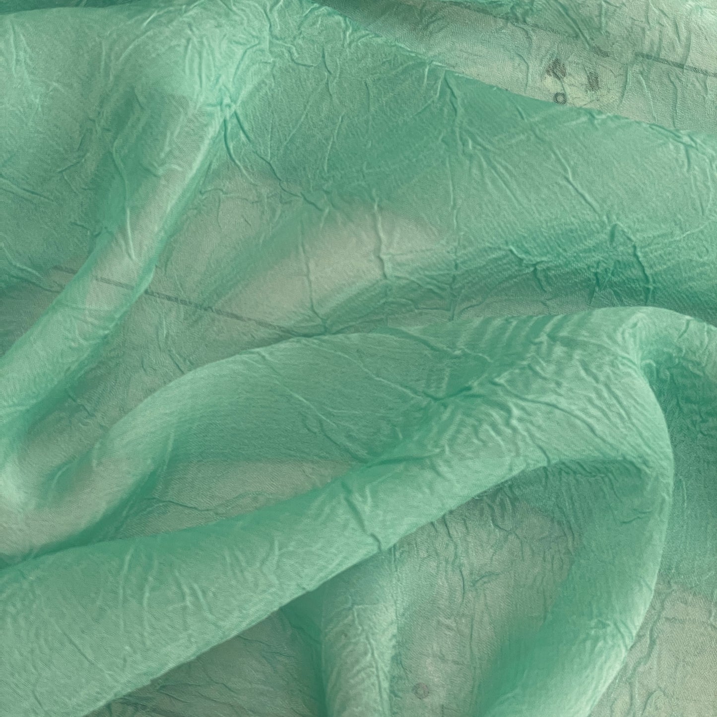 Sia spearmint Crinkle Georgette
