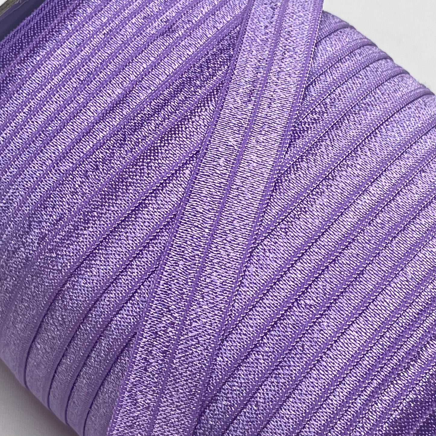 Hyacinth 15mm Satin Foldover Elastic