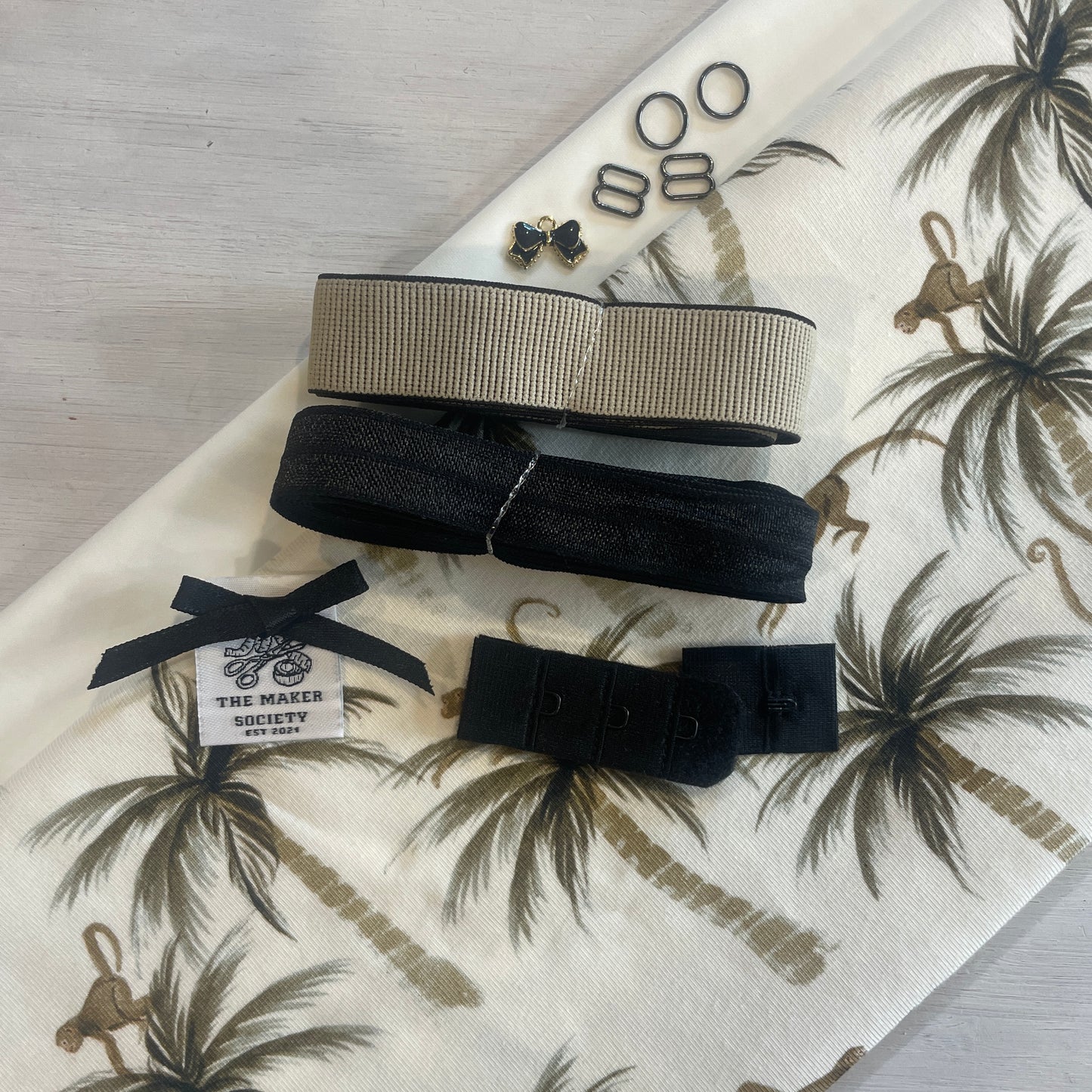 Black Monkey forest Lily Bralette Kit
