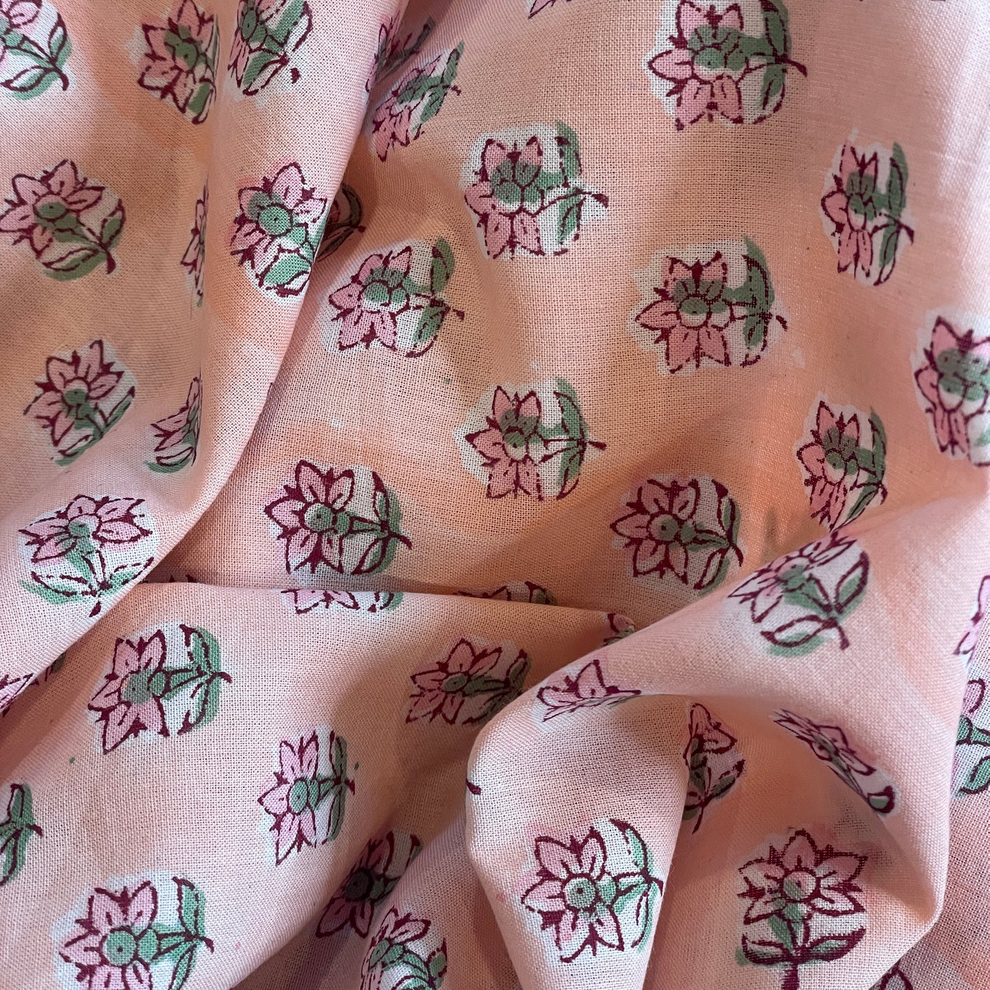 Charminar block print cotton voile