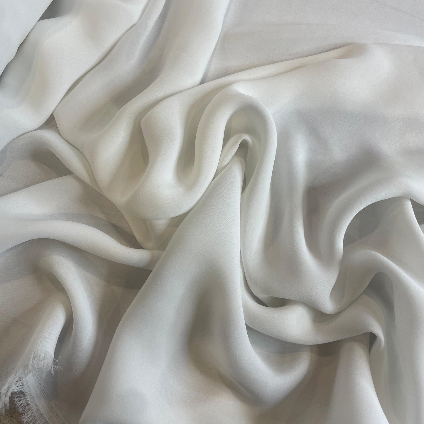 Milly antique white double georgette