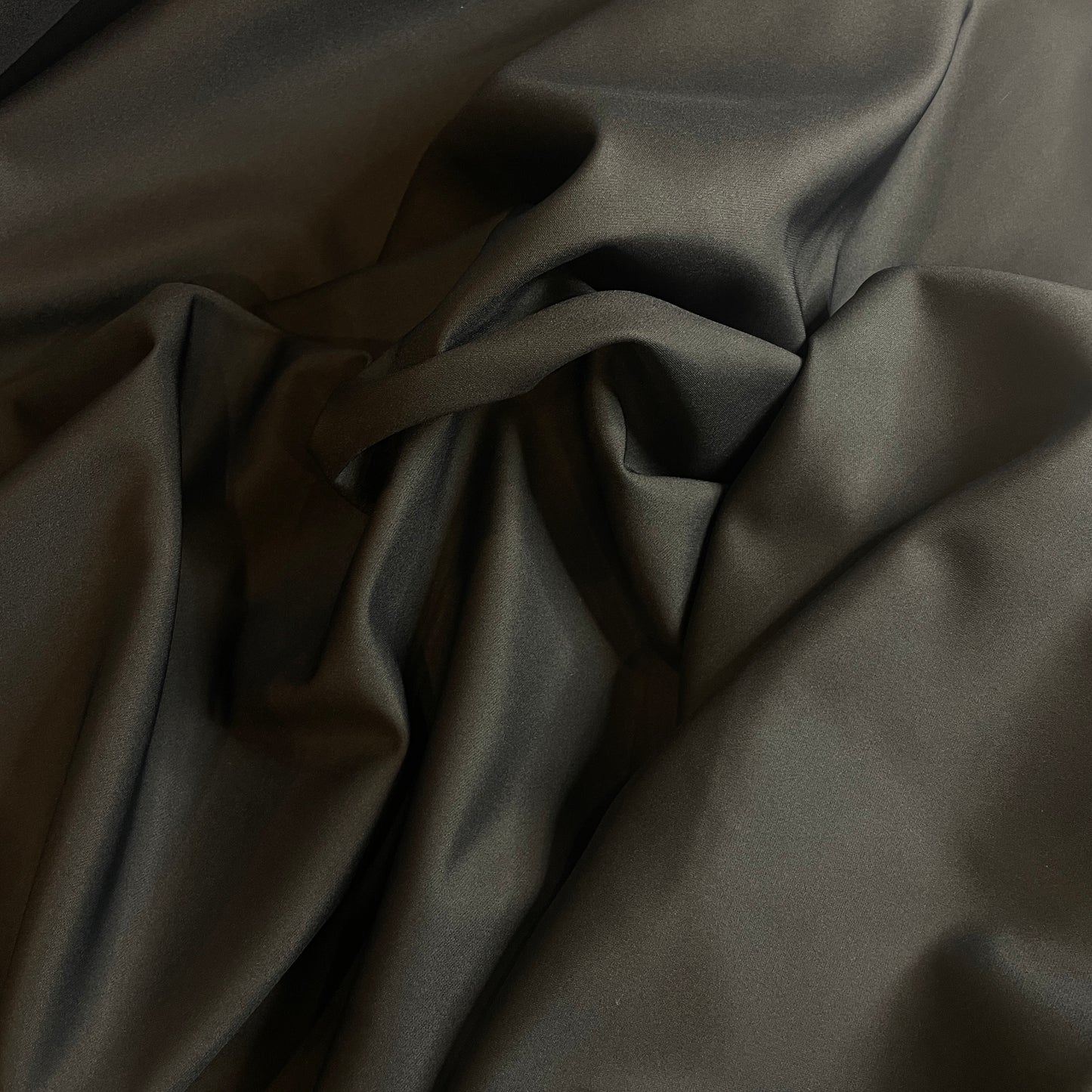 Toni black stretch sateen Suiting