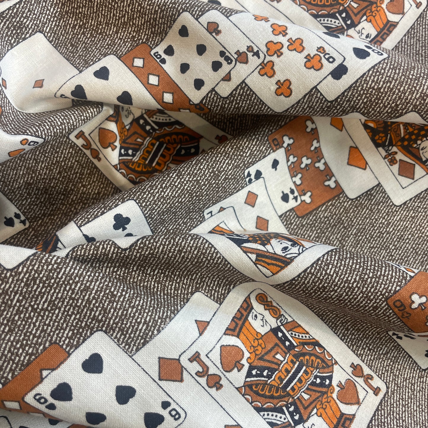 Poker face vintage cotton