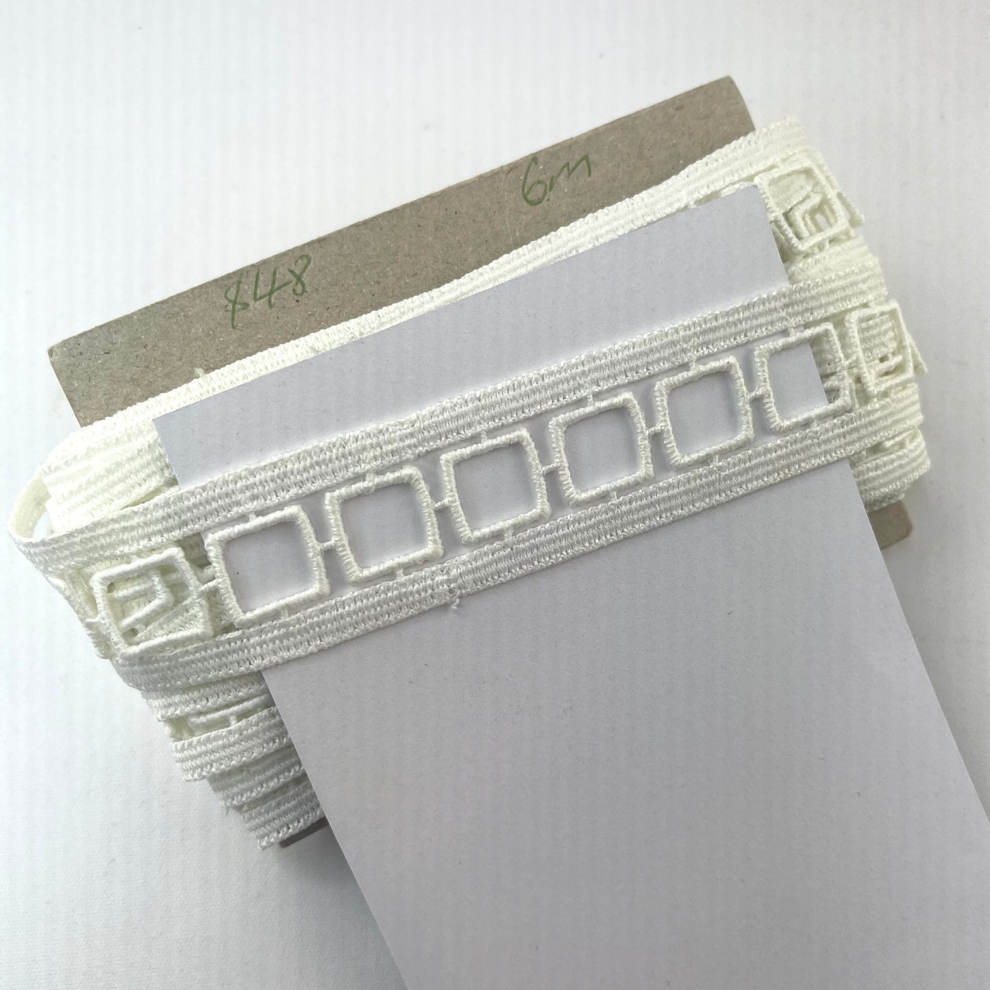 6mtrs Ivory Square Insertion Trim
