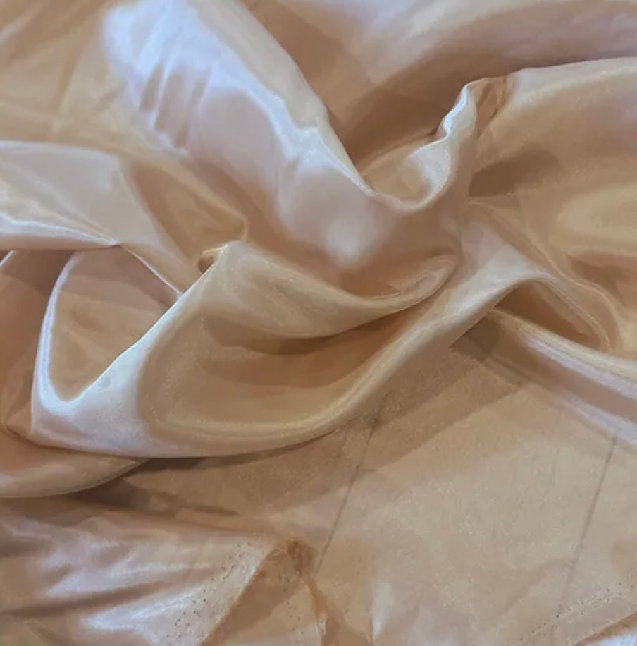Latte acetate dress lining