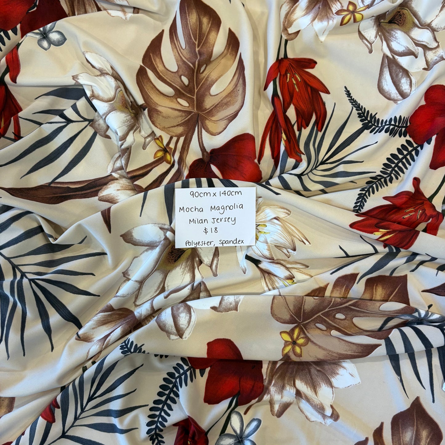 90cm Mocha Magnolia Milan Jersey