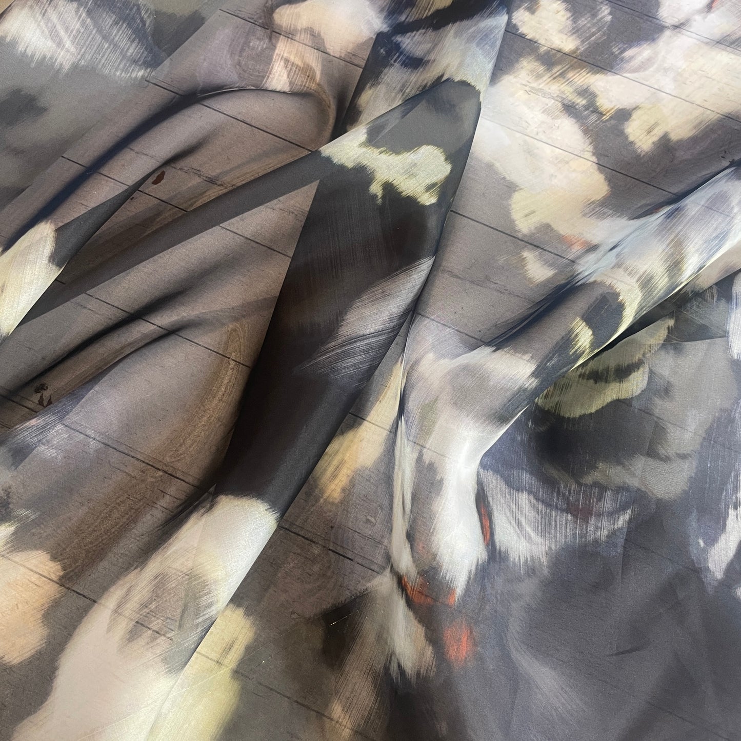 Japanese floral Silk organza