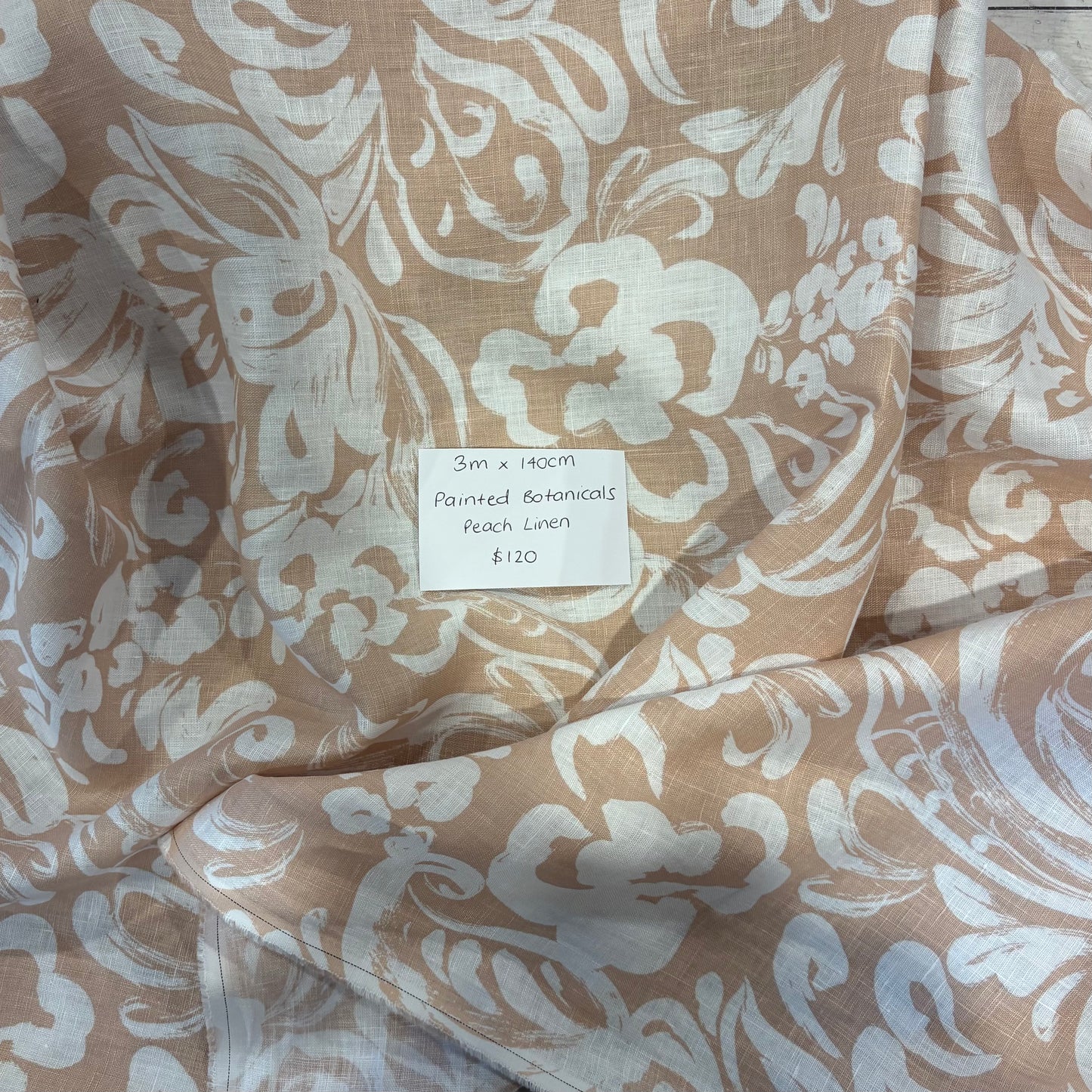 3m Painted Botanicals Peach Linen