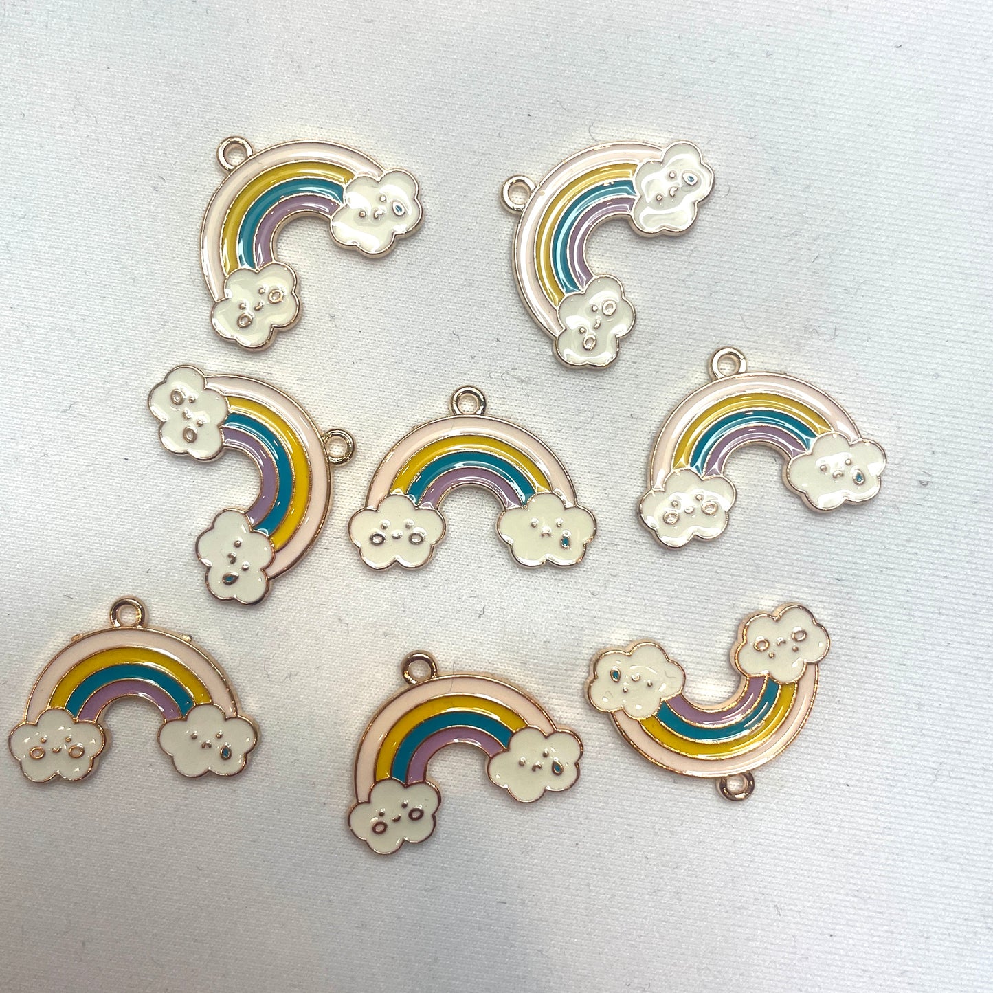 Happy rainbow charm