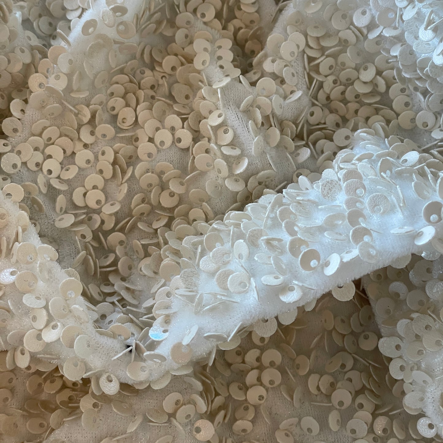 Snow queen Sequin stretch velvet