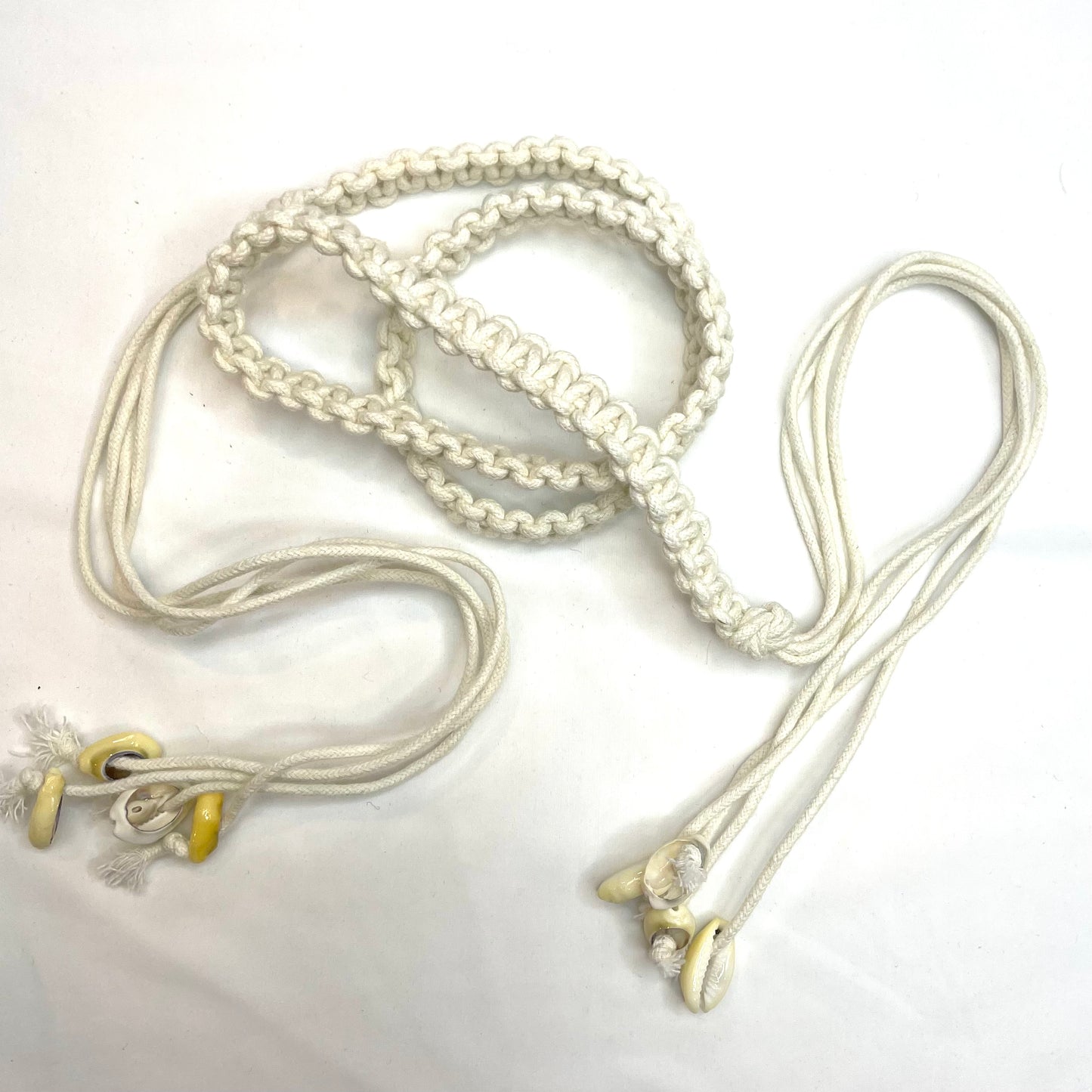Shell Cove Macrame Belt