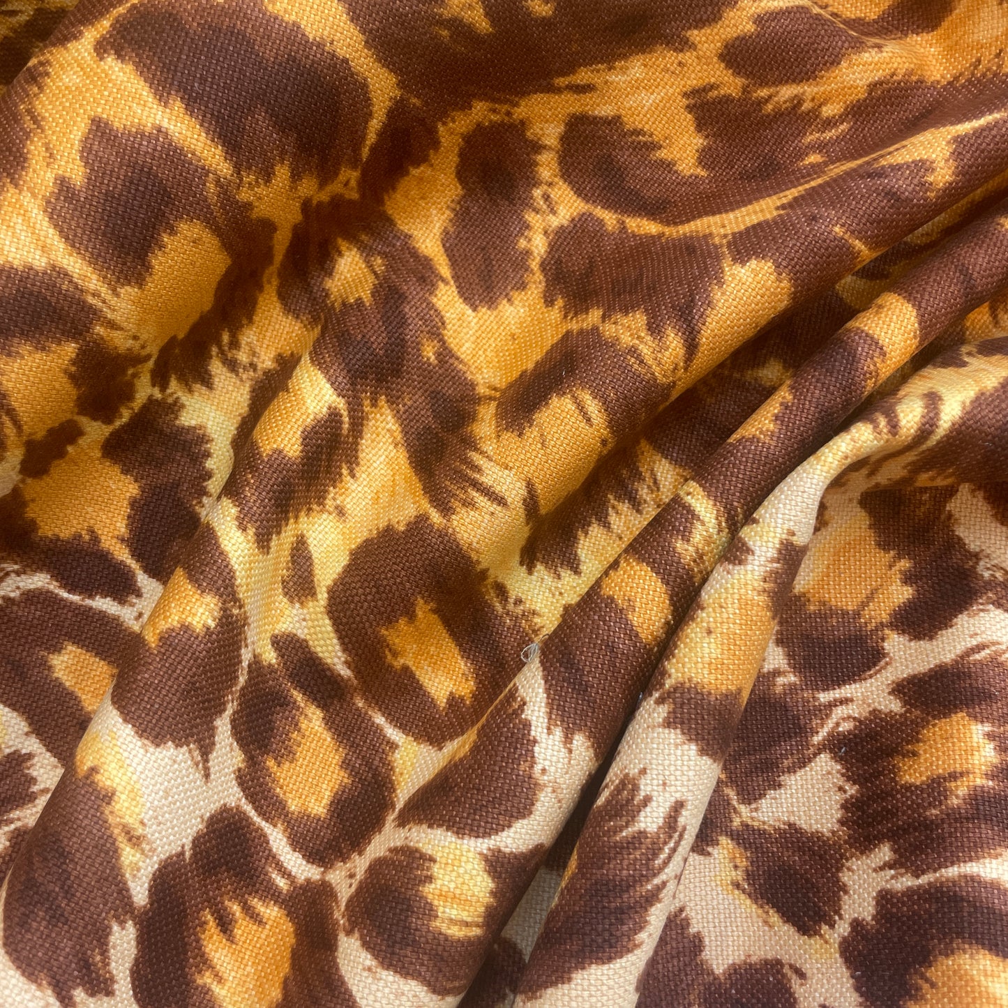 Tangelo leopard cotton drill