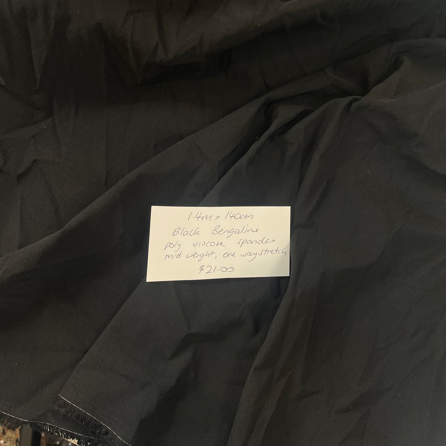 1.4m Black Bengaline